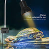 Lampada Riscaldante da 25 W con Supporto Lampada Basking UVA UVB