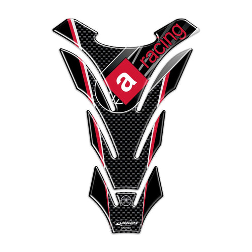 PARASERBATOIO ADESIVI CARBONIO PROTEZIONE SERBATOIO 3D per MOTO APRILIA racing