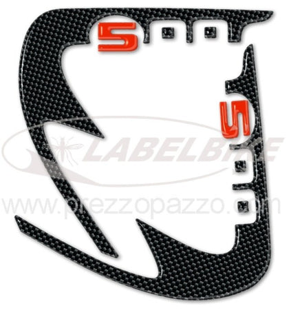 2 ADESIVI in GEL 3D PROTEZIONE SPIGOLI XCITING 500 compatibili per scooter kymco