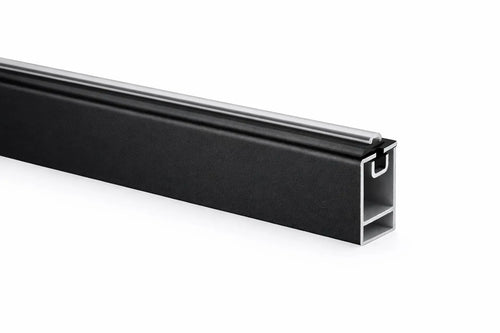 Bastone Rettangolare in Alluminio di Colore Nero