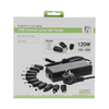 Deltaco SMP-120WD adattatore e invertitore Interno 120 W Nero (Deltaco SMP-120WD - Strmforsyningsadap)