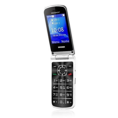 BRONDI PRESIDENT (BIANCO) - TELEFONO CELLULARE PER ANZIANI - FOTOCAMERA