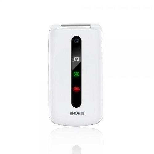 BRONDI PRESIDENT (BIANCO) - TELEFONO CELLULARE PER ANZIANI - FOTOCAMERA