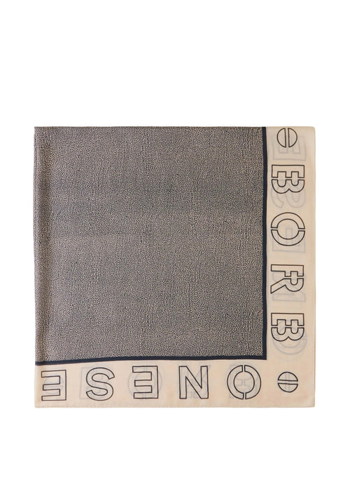 Borbonese Maxi Foulard OP Logo Outline 1 Donna borbonese 6DA060TJ2-Z81 Multicolore da donna