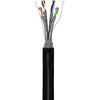 Matassa S/FTP Cavo Cat.6 PIMF LSZH Rame 100m Rigido Nero per esterno