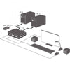 Switch KVM InLine - a 2 vie - Displayport 1.2 - 4K - USB - con audio - integrato. Cavo