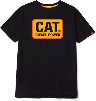 Maglietta Caterpillar CAT Diesel Power con vestibilità classica Black-Orange