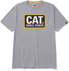 Maglietta Caterpillar CAT Diesel Power con vestibilità classica Heather Grey-Tellow