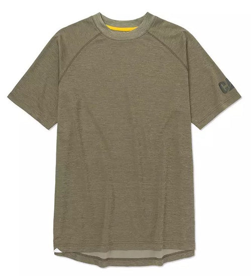 Maglietta Caterpillar CAT Lightweight Cooling S-S Crew Tee Marshland Heather