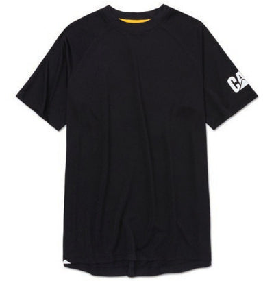 Maglietta Caterpillar CAT Lightweight Cooling S-S Crew Tee Black