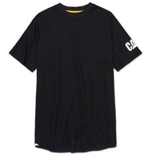 Maglietta Caterpillar CAT Lightweight Cooling S-S Crew Tee Black