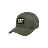 Berretto visiera precurvata Caterpillar CAT Patch Cap Green