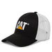 Berretto visiera precurvata Caterpillar CAT Raised Logo Cap Black-White