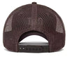 Berretto visiera precurvata Caterpillar CAT Raised Logo Cap Marrone