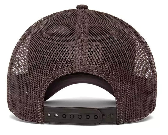 Berretto visiera precurvata Caterpillar CAT Raised Logo Cap Marrone