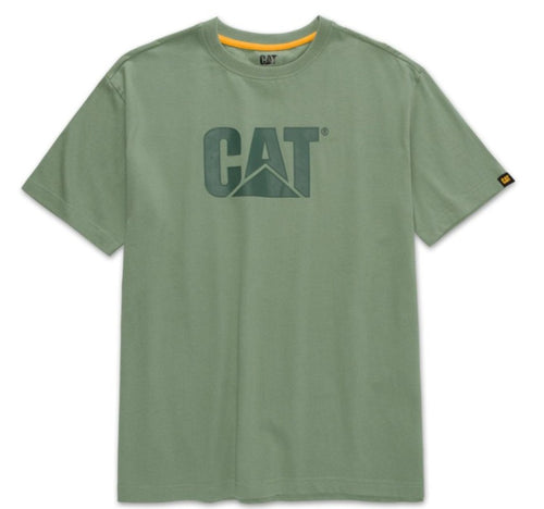 T-shirt Caterpillar CAT - Trademark Logo Tee Iceberg Green