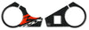 ADESIVO 3D GEL per PIASTRA STERZO compatibile per MOTO SUZUKI GSXR 1000 dal 2009