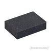 Blocco in gomma medio abrasivo per levigare qualsiasi materiale 70 x 100 x 25 mm silverline Silverline