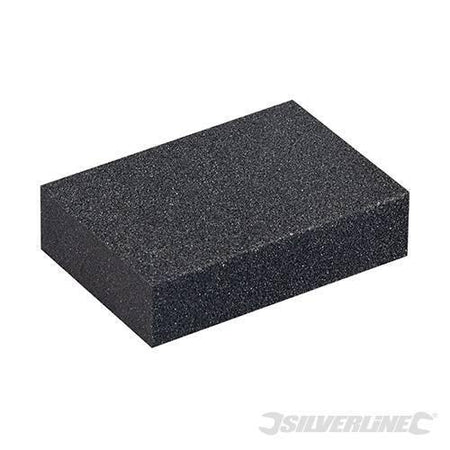 Blocco in gomma medio abrasivo per levigare qualsiasi materiale 70 x 100 x 25 mm silverline Silverline
