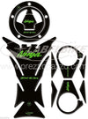 KIT ADESIVI in RESINA GEL 3D compatibili x MOTO KAWASAKI ZX10R ZX-10R 2006-2010