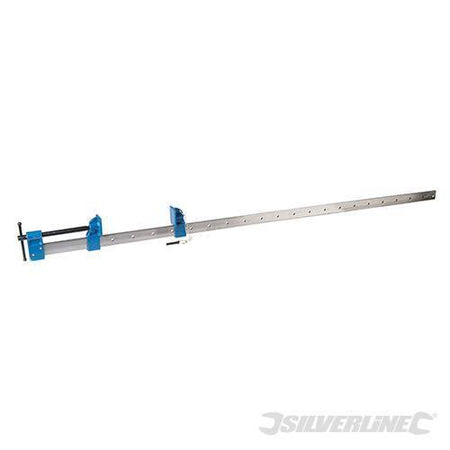 Morsa falegnameria in acciaio con regolazione e perno di serraggio a vite silverline Silverline