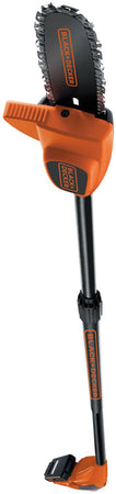 Black+Decker Sega Per Potatura A Batteria Gpc1820L20-Qw 18 V 2,0 Ah Asta Telescopica