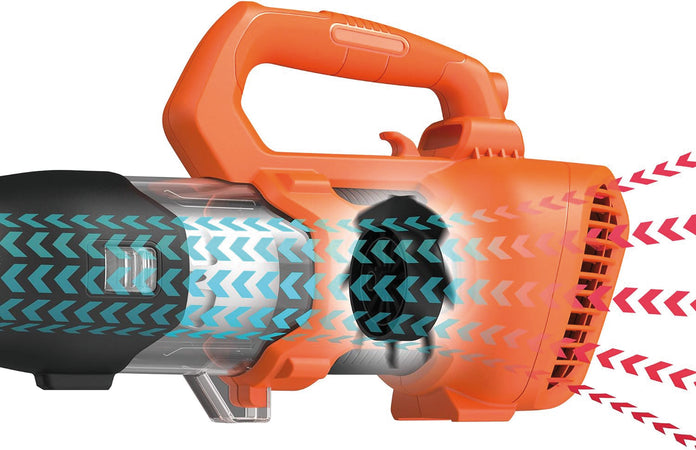 Black+Decker Soffiatore Assiale Elettrico Bebl185-Qs 1.850 W