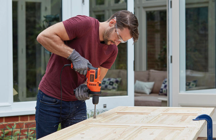 Black+Decker Trapano A Percussione Beh200-Qs 500 W