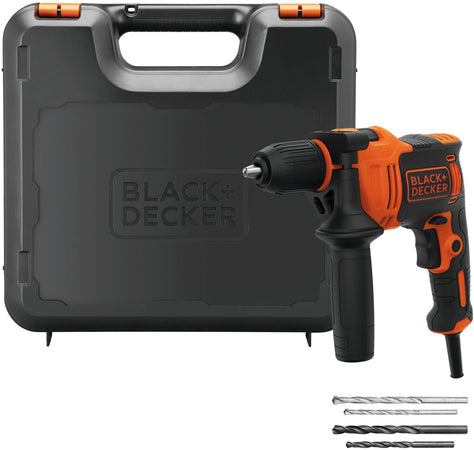 Black+Decker Trapano A Percussione Beh710K-Qs 710 W