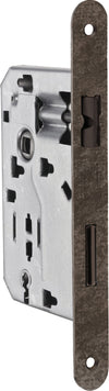 Bonaiti Serratura Legno Patent Inf. B/Tondo Art. 040T - Bronzato Verniciato E.50