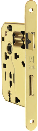 Bonaiti Serratura Legno Patent Inf. B/Tondo Art. 042T - Ottonato Lucido E.50