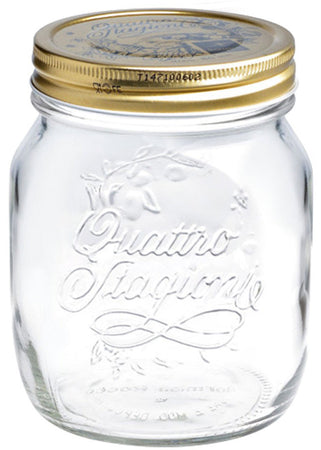 Bormioli Barattolo Quattro Stagioni Con Capsula Ø Cm. 8,6X9,5 H Cl. 25 24.00 Pz