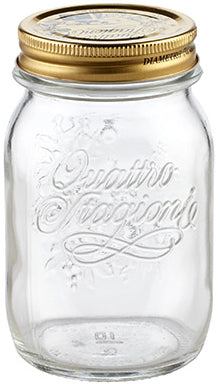 Bormioli Barattolo Quattro Stagioni Con Capsula Ø Cm. 9X13,5 H Cl. 50 12.00 Pz