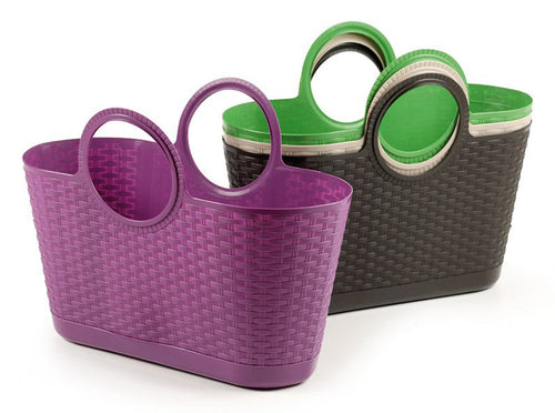 Borsa Bag Rattan Cm. 58X24X44 H Col. Assortiti