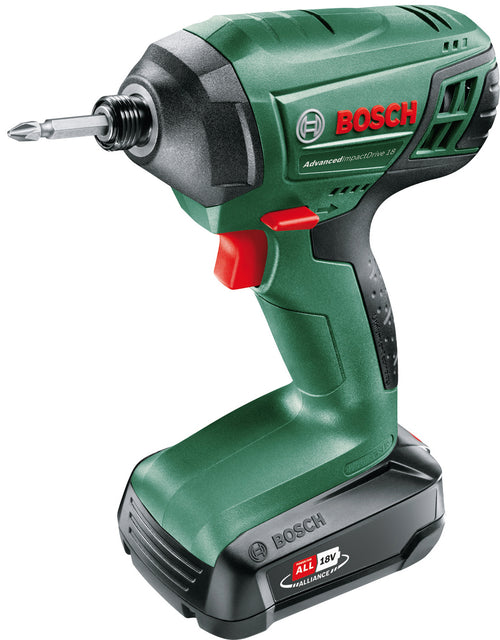 Bosch Avvitatore Ad Impulsi A Batteria Advanced Impactdrive 18 1 Batteria 1,5 Ah