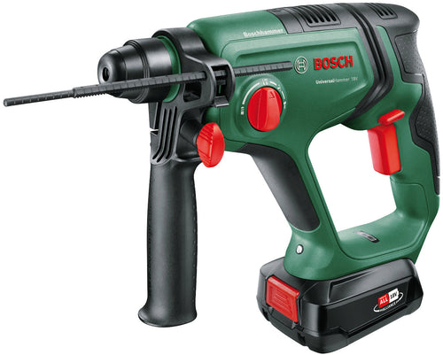Bosch Martello Tassellatore Universal Hammer 18V 2 Batterie 2,5 Ah