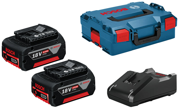 Bosch Smerigliatrice Angolare Gws 18V-7 2 Batt.4,0 Ah