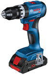 Bosch Trapano Avvitatore Con Percussione Gsb 18V-45 3 Batterie 4,0 Ah In L-Case