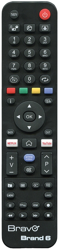 Bravo Telecomando Per Tv Telefun/Vest Brand 6