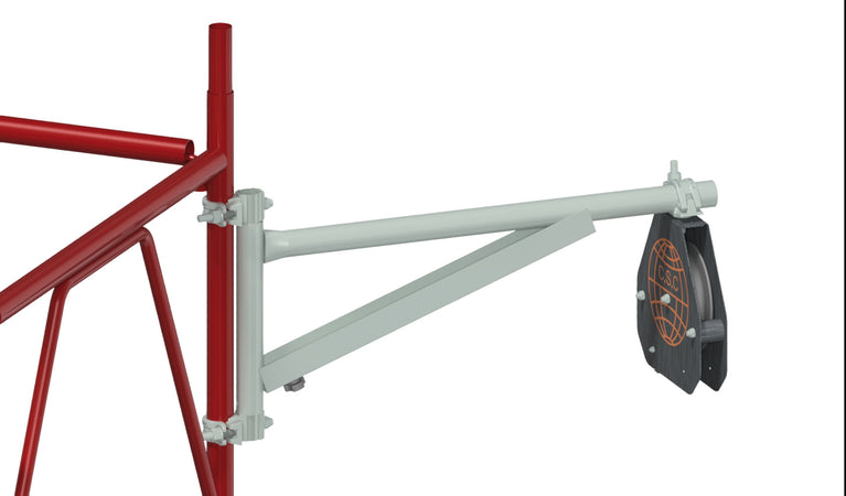 C.S.C. Mensola A Bandiera Per Carrucola Di Sicurezza Portata Kg. 150 Cm. 45X88