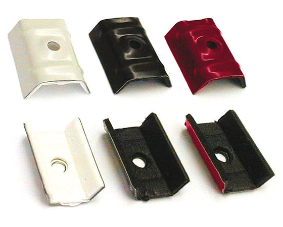 Cappellotto Per Lamiera Coibentata (Cf. 100 Pz.) Mm. 46X20X12 Col.Rosso Siena