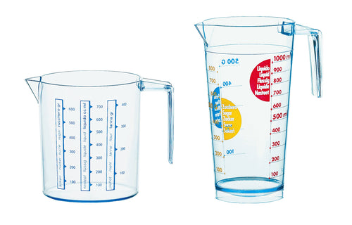 Caraffa Graduata Ø Cm. 10X12 H Lt. 0,75 Mod. Piccola