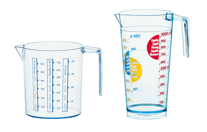 Caraffa Graduata Ø Cm. 11X21 H Lt. 1 Mod. Grande