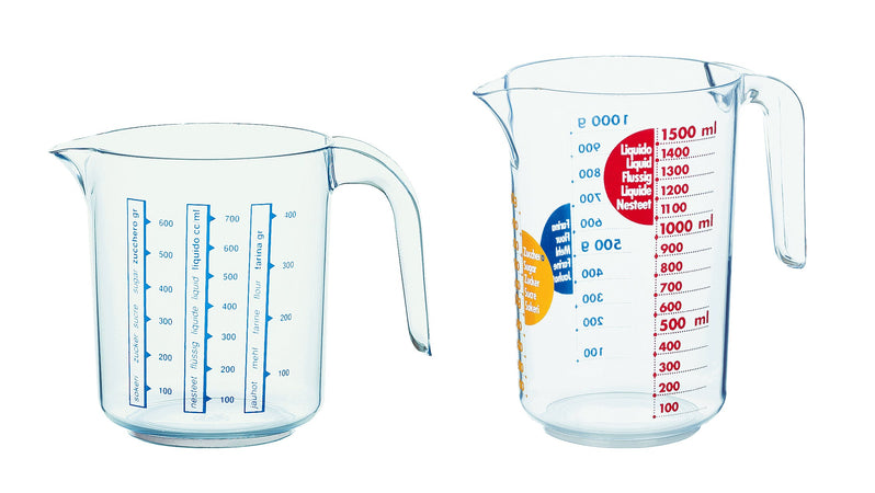 Caraffa Graduata Olimpia Ø Cm. 10X13 H Lt. 0,75 Mod. Piccola