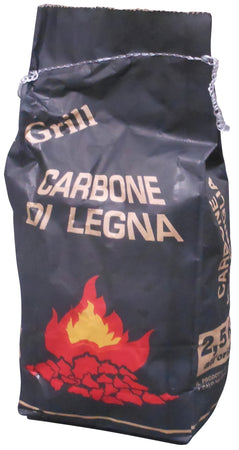 Carbone Di Legna Argentino Sacco Da Kg. 2,5 Circa 7.00 Pz