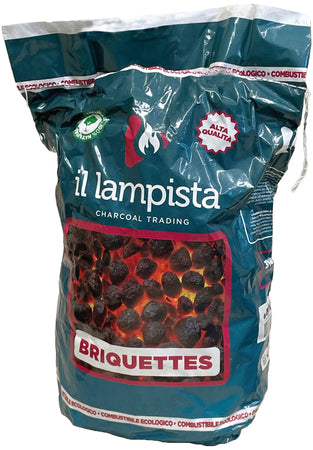 Carbone Vegetale Briquettes Sacco Da Kg. 3 Circa