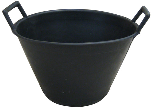 Cardarella In Plastica 2 Manici Lt. 10 Ø Cm. 34 - Nera 10.00 Pz