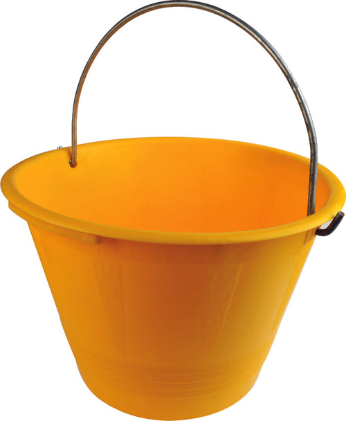 Cardarella In Plastica Lt. 10 Ø Cm. 36 - Gialla 10.00 Pz