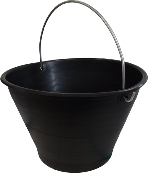 Cardarella In Plastica Lt. 8 Ø Cm. 34 - Nera 12.00 Pz