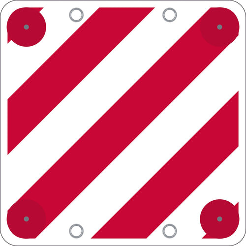 Cartello Segnaletico Carichi Sporgenti Non Omologato Cm. 50X50